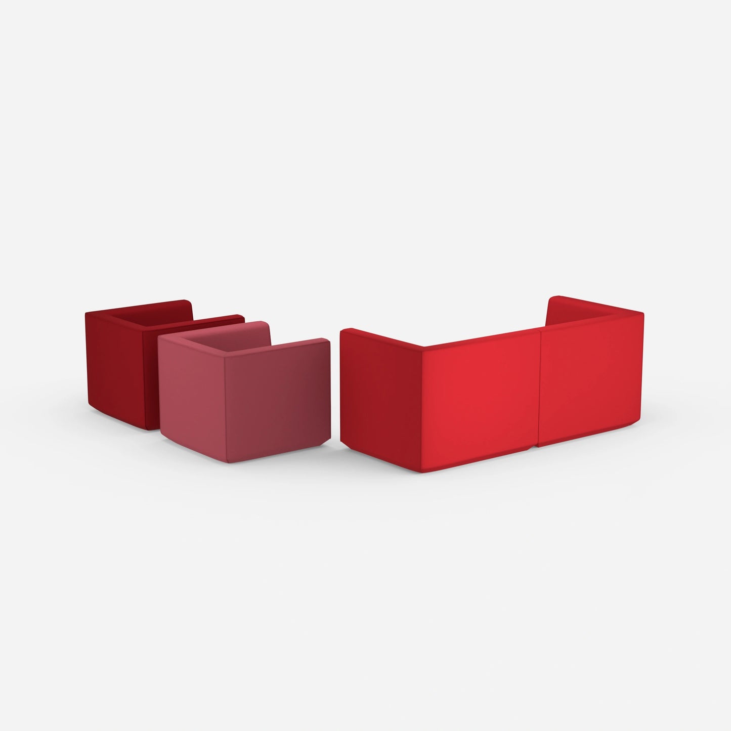 2 Sessel mit Sofa von hinten