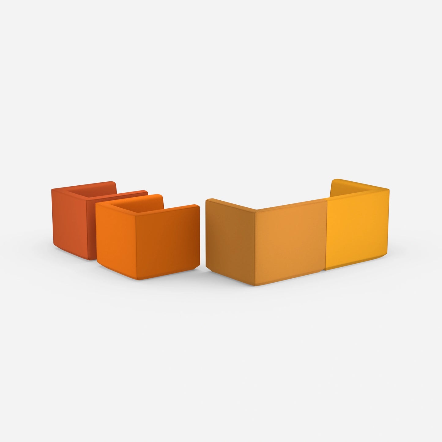 2 Sessel mit Sofa von hinten