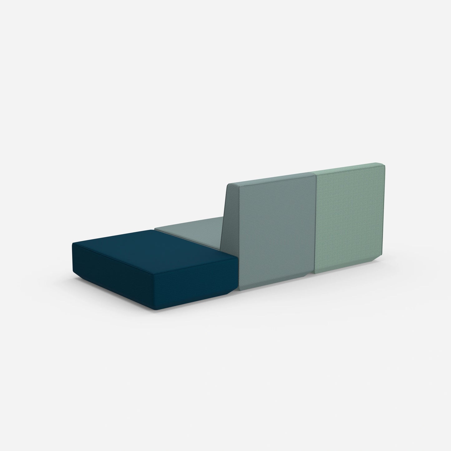 3 Sitzer Sofa zum Ausruhen von hinten