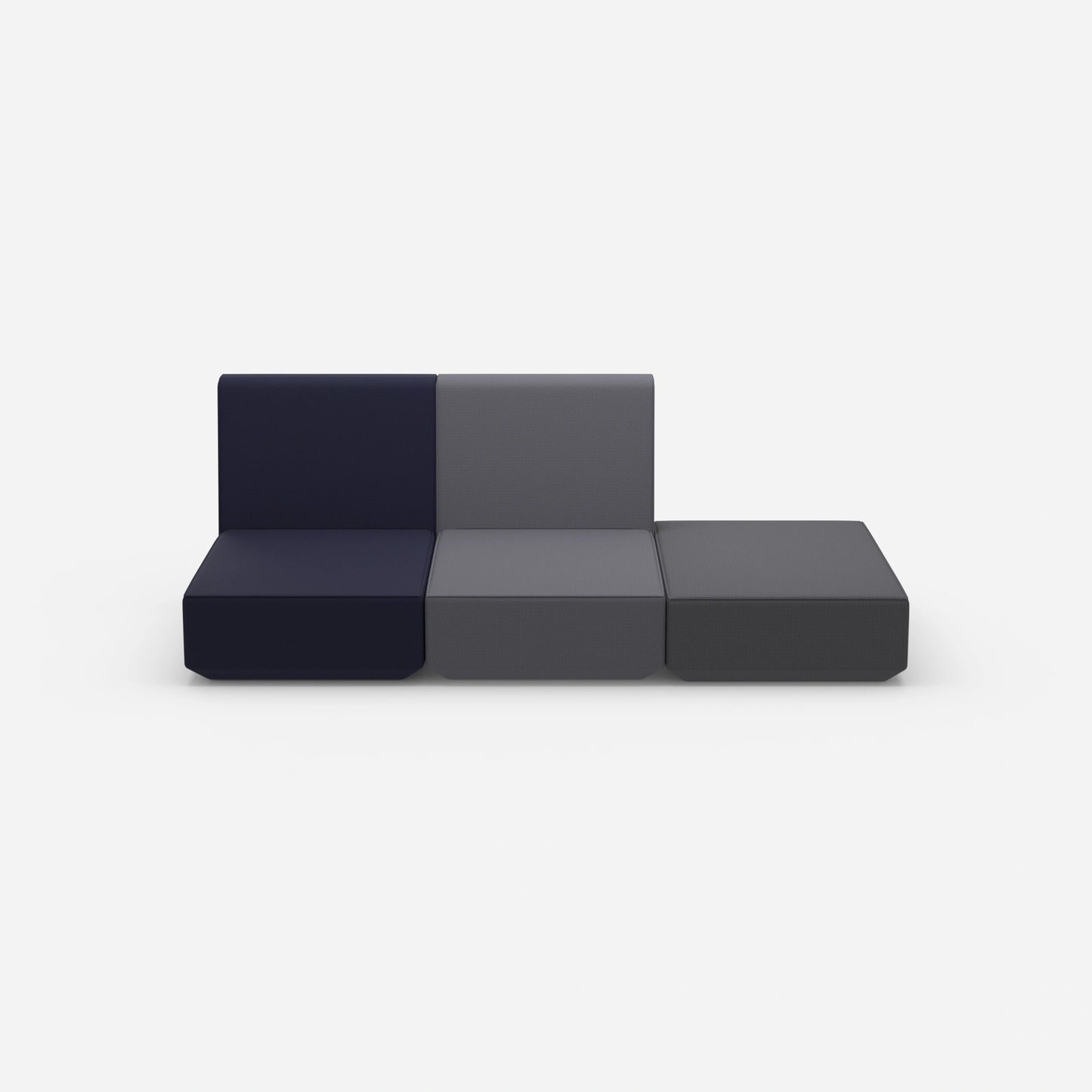 3 Sitzer Sofa zum Ausruhen von vorne