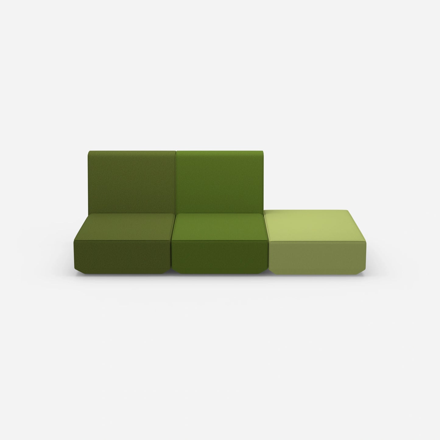 3 Sitzer Sofa zum Ausruhen von vorne