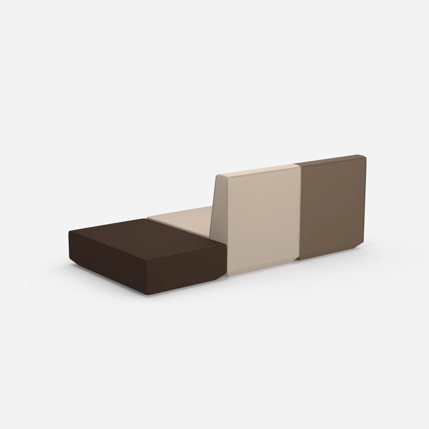 3 Sitzer Sofa zum Ausruhen von hinten