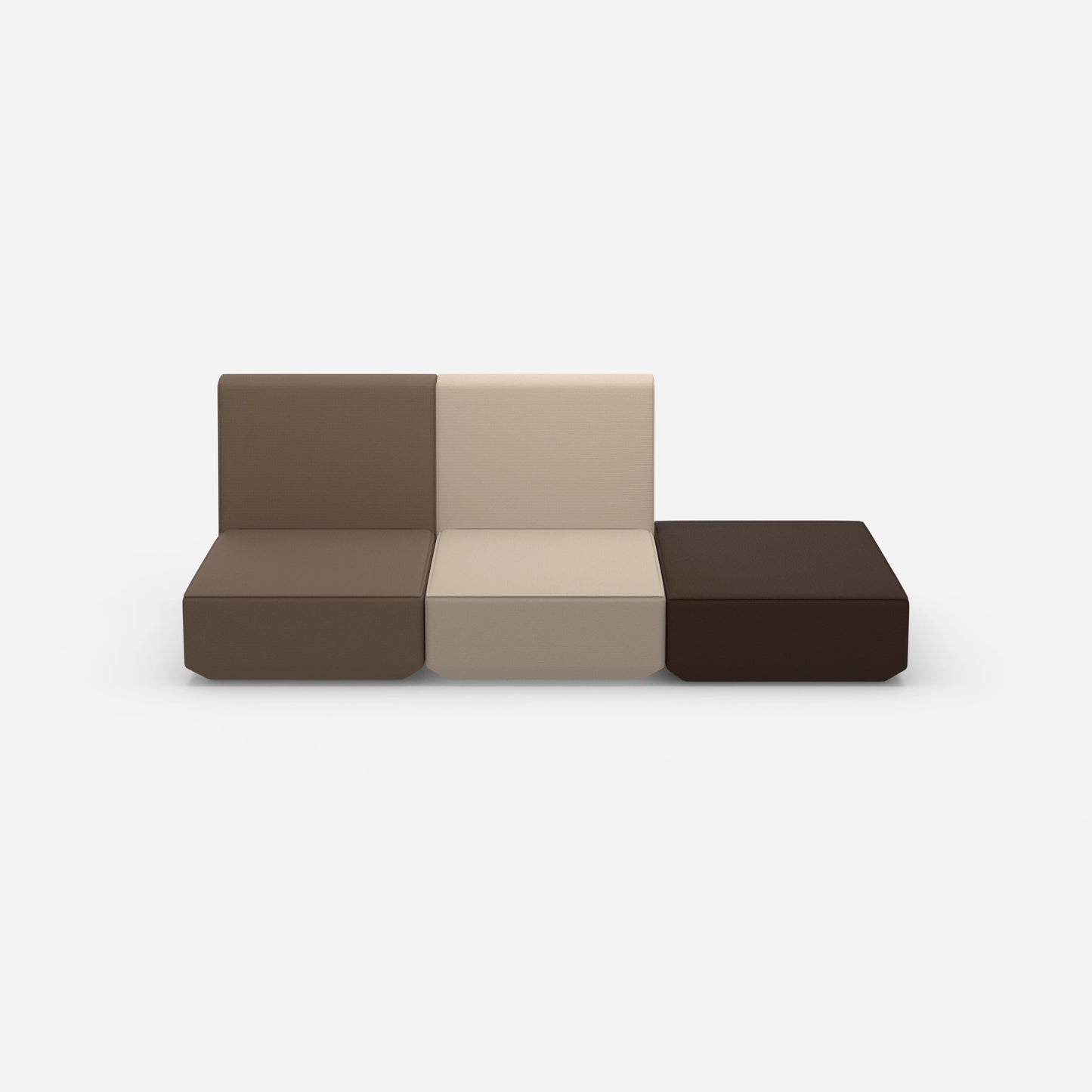 3 Sitzer Sofa zum Ausruhen von vorne