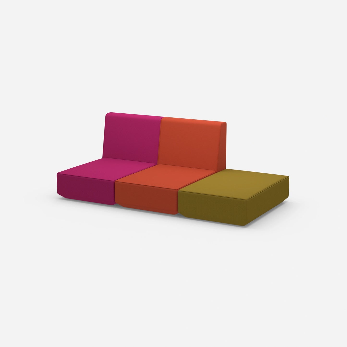 3 Sitzer Sofa zum Ausruhen von der Seite