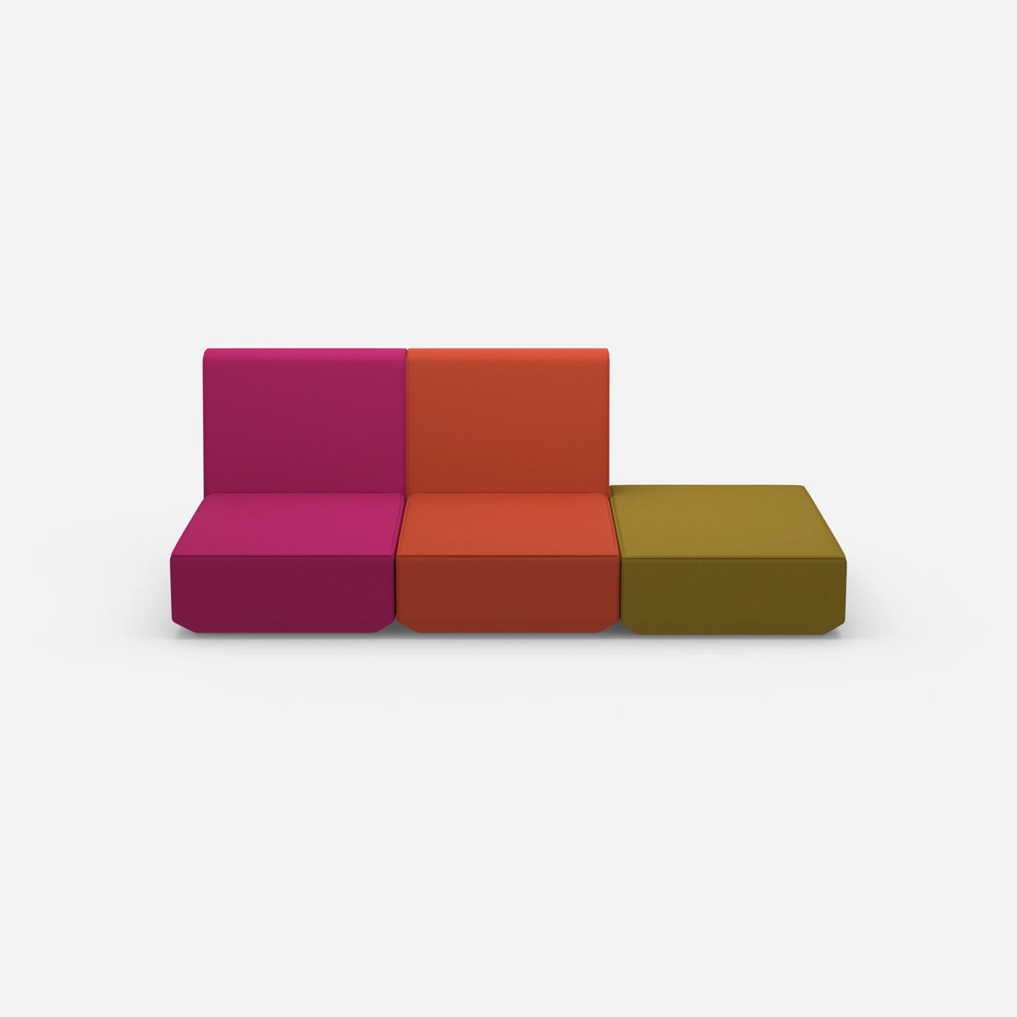 3 Sitzer Sofa zum Ausruhen von vorne
