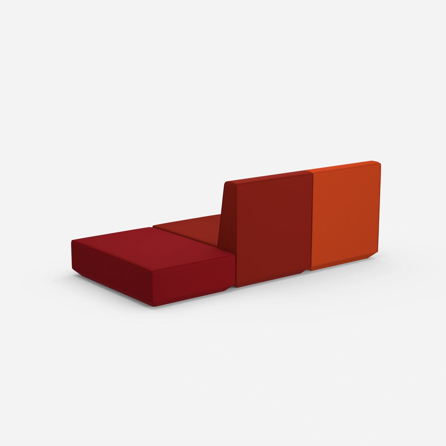 3 Sitzer Sofa zum Ausruhen von hinten