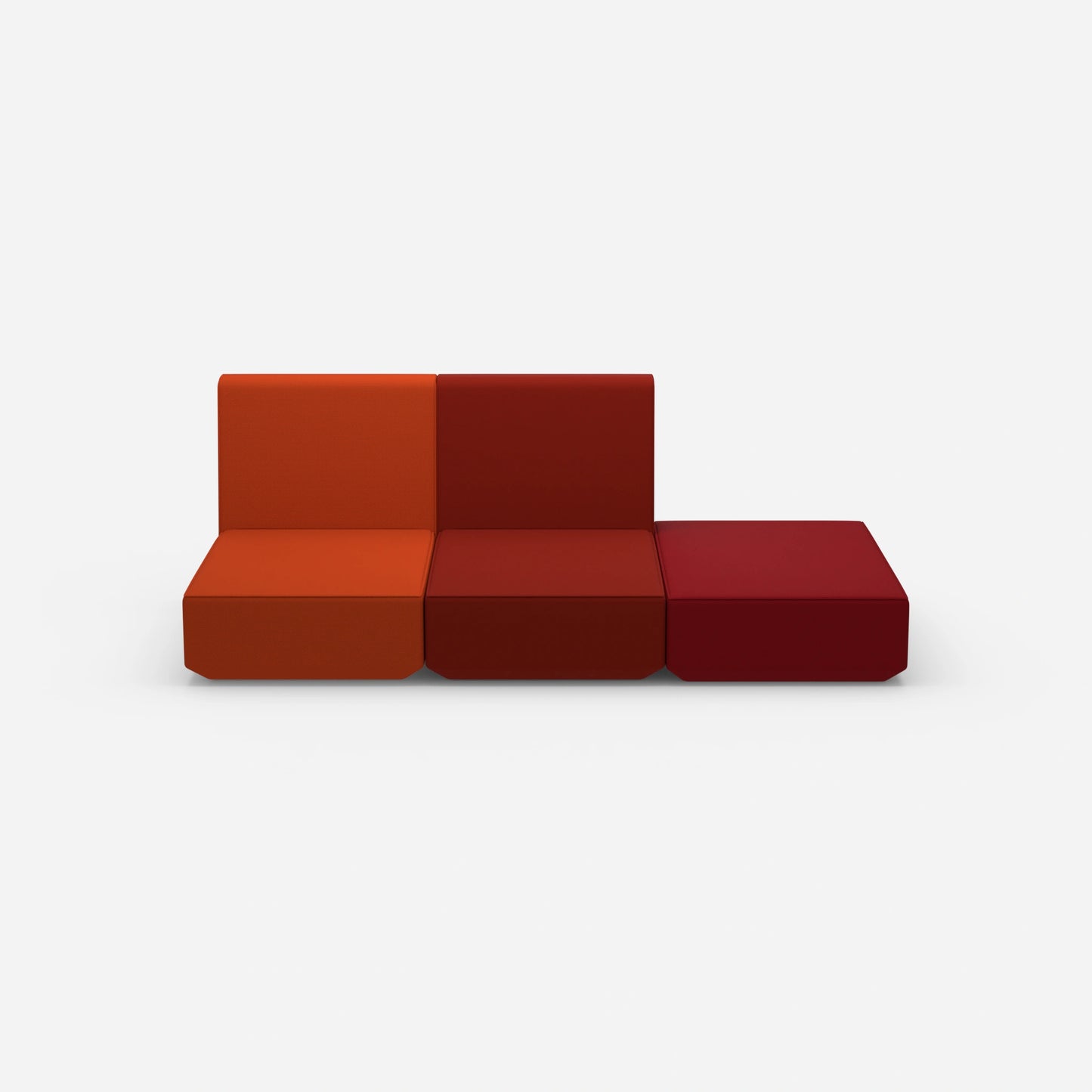 3 Sitzer Sofa zum Ausruhen von vorne