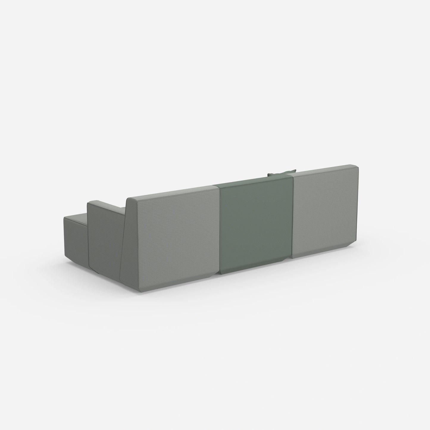Dreisitzer Heimkino Sofa von hinten