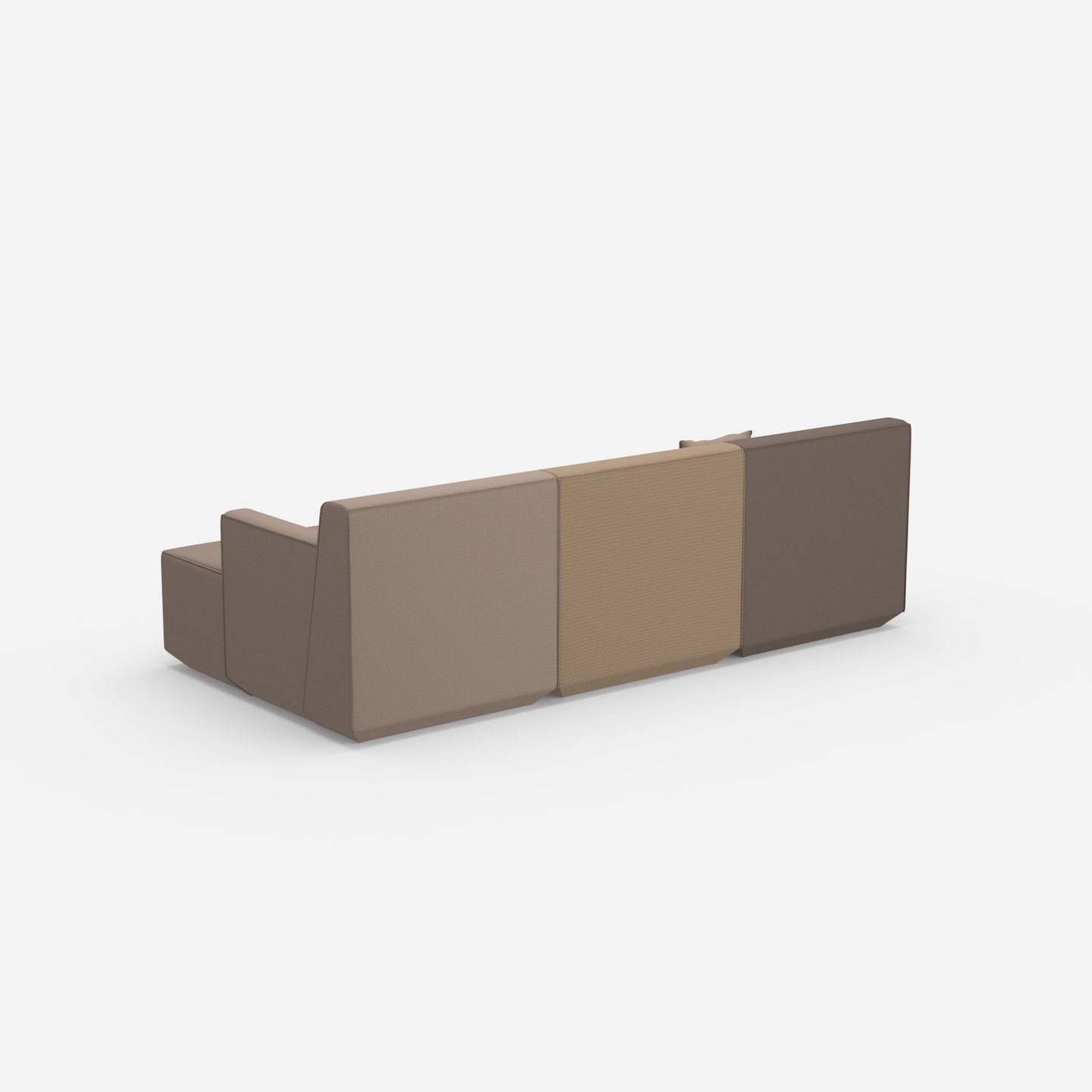 Dreisitzer Heimkino Sofa von hinten