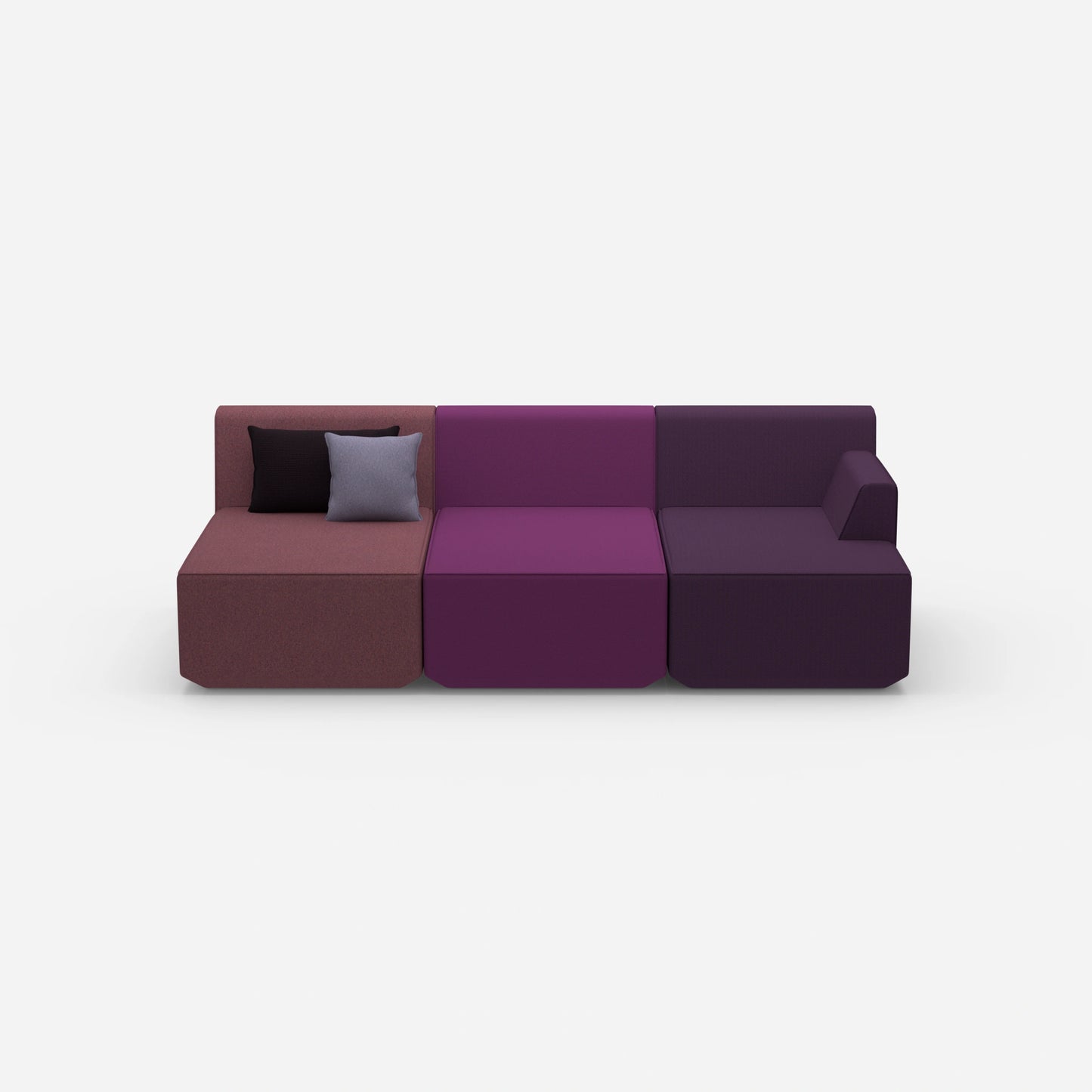 Dreisitzer Heimkino Sofa von vorne