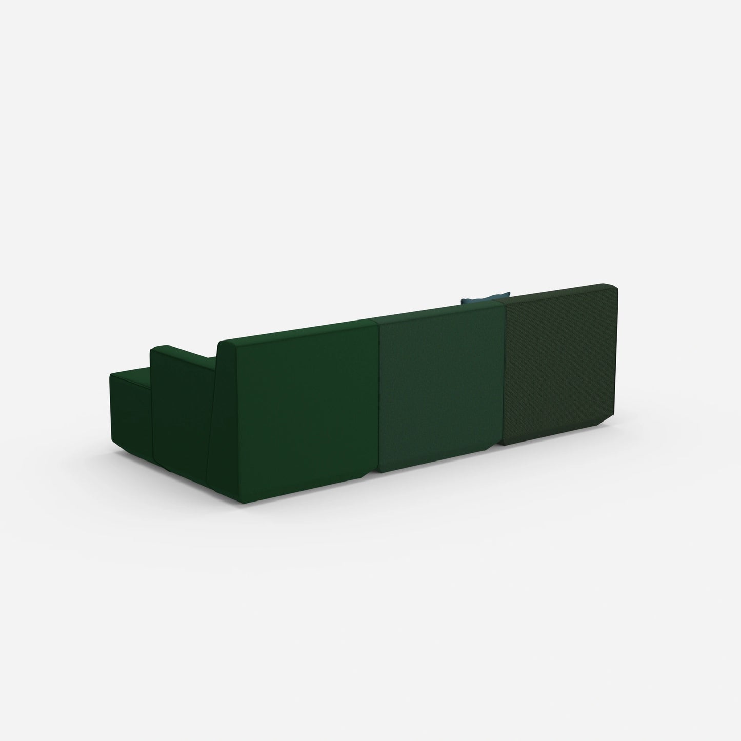 Dreisitzer Heimkino Sofa von hinten
