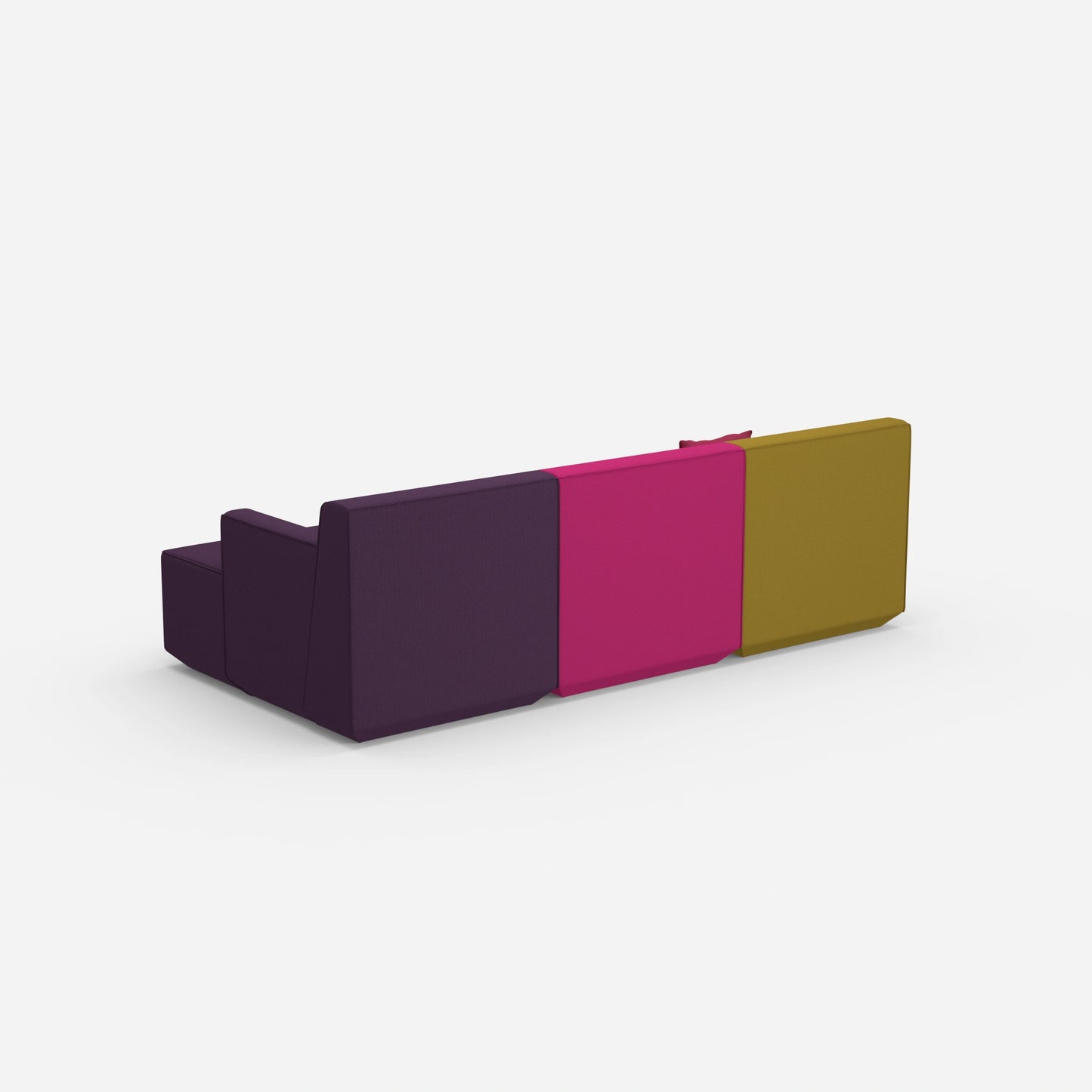Dreisitzer Heimkino Sofa von hinten