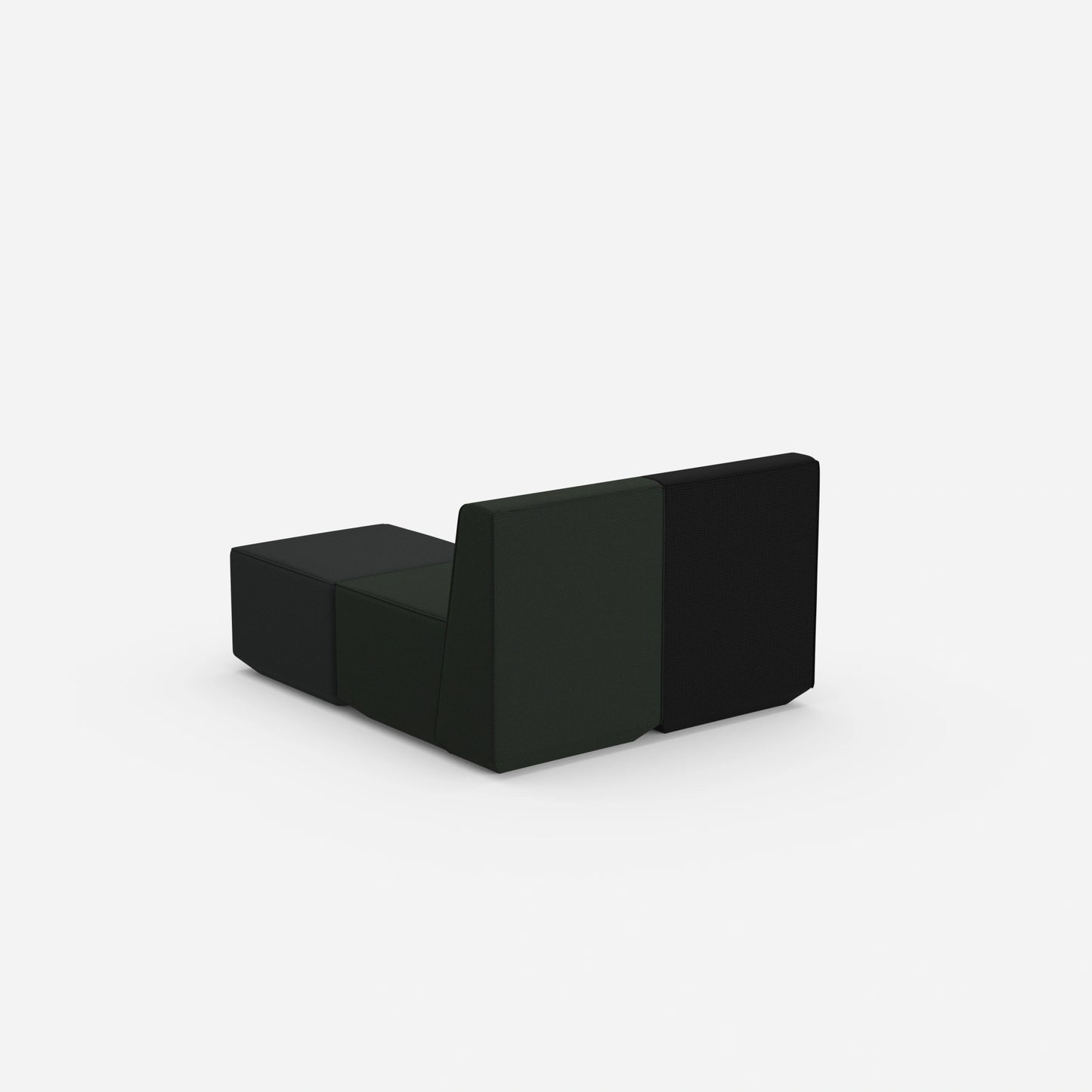 Ecksofas für kleine Räume von hinten