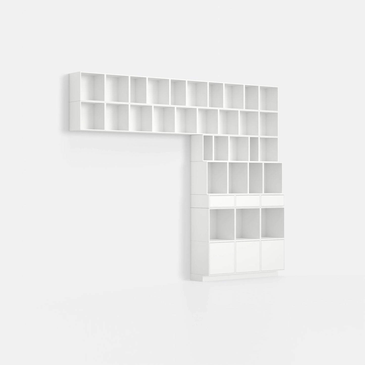 Fensterregal RK1153 von der rechten Seite