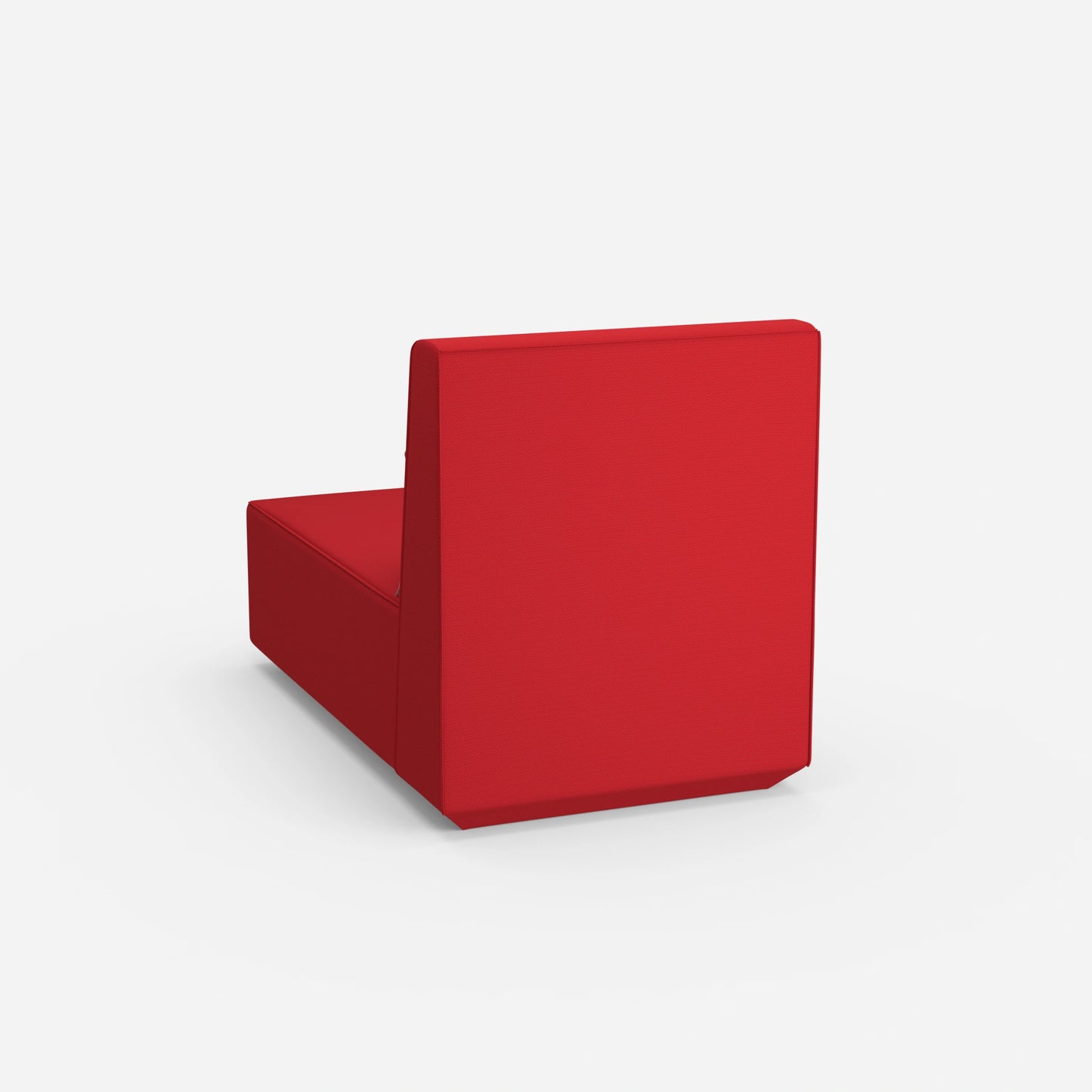 Moderne Design-Recamiere von hinten