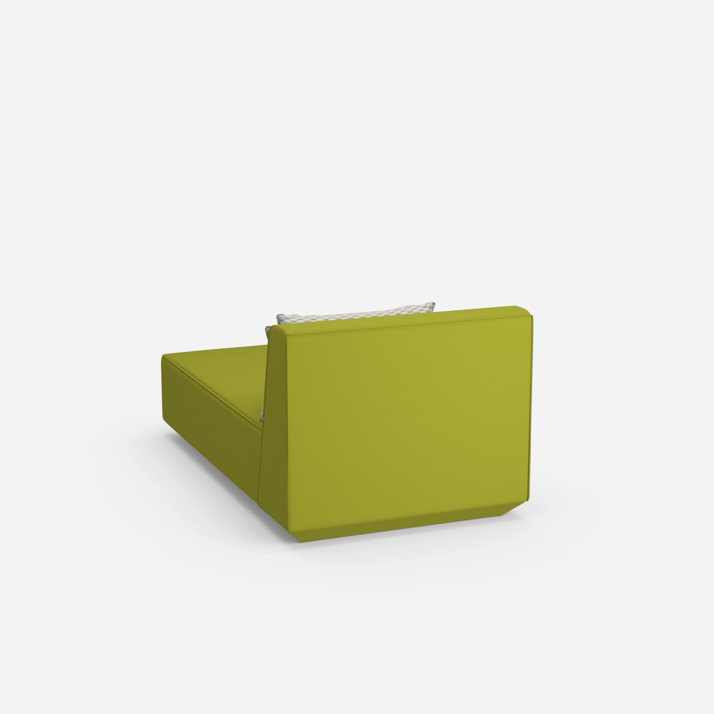 Moderne Recamiere von hinten