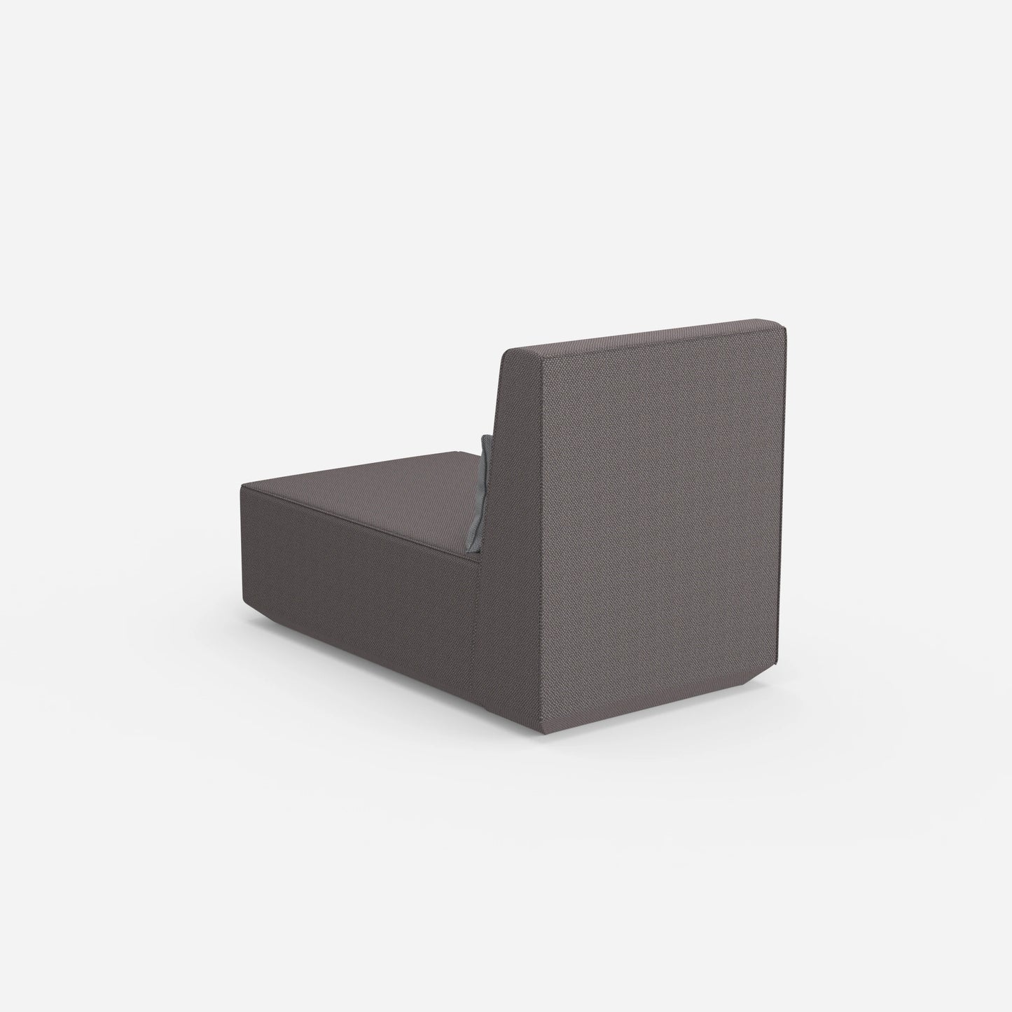 Moderner Longseat Sessel mit hoher Rückenlehne von hinten