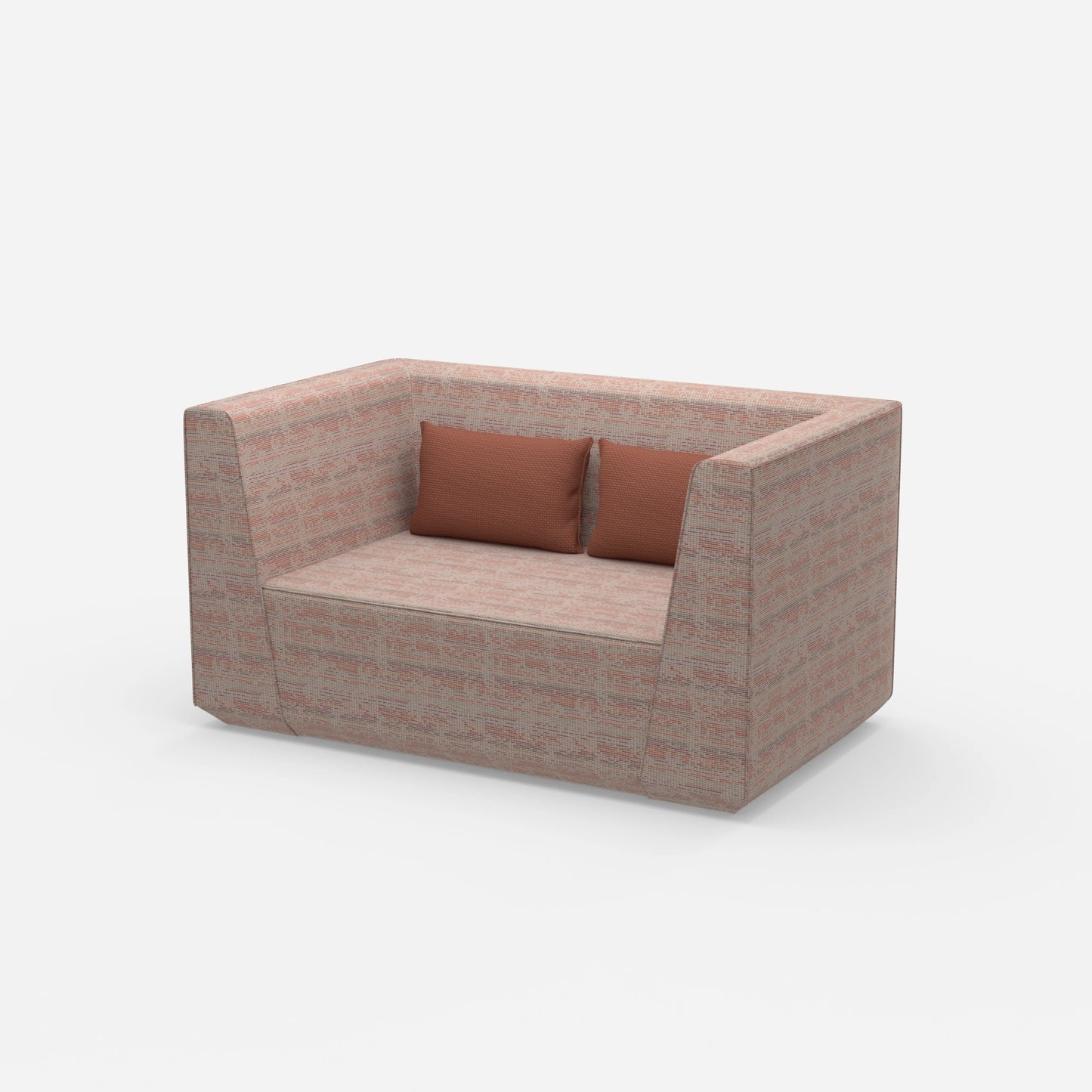Moderner Lovechair Sessel von der Seite