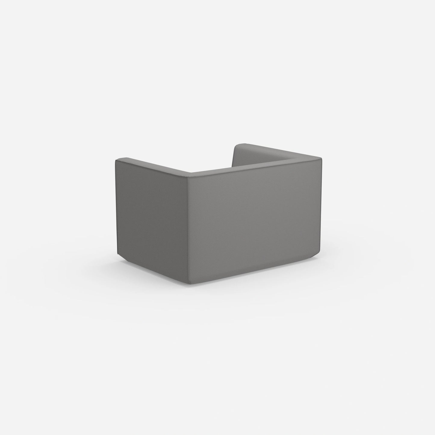 Modernes Zweisitzer Modulsofa von hinten