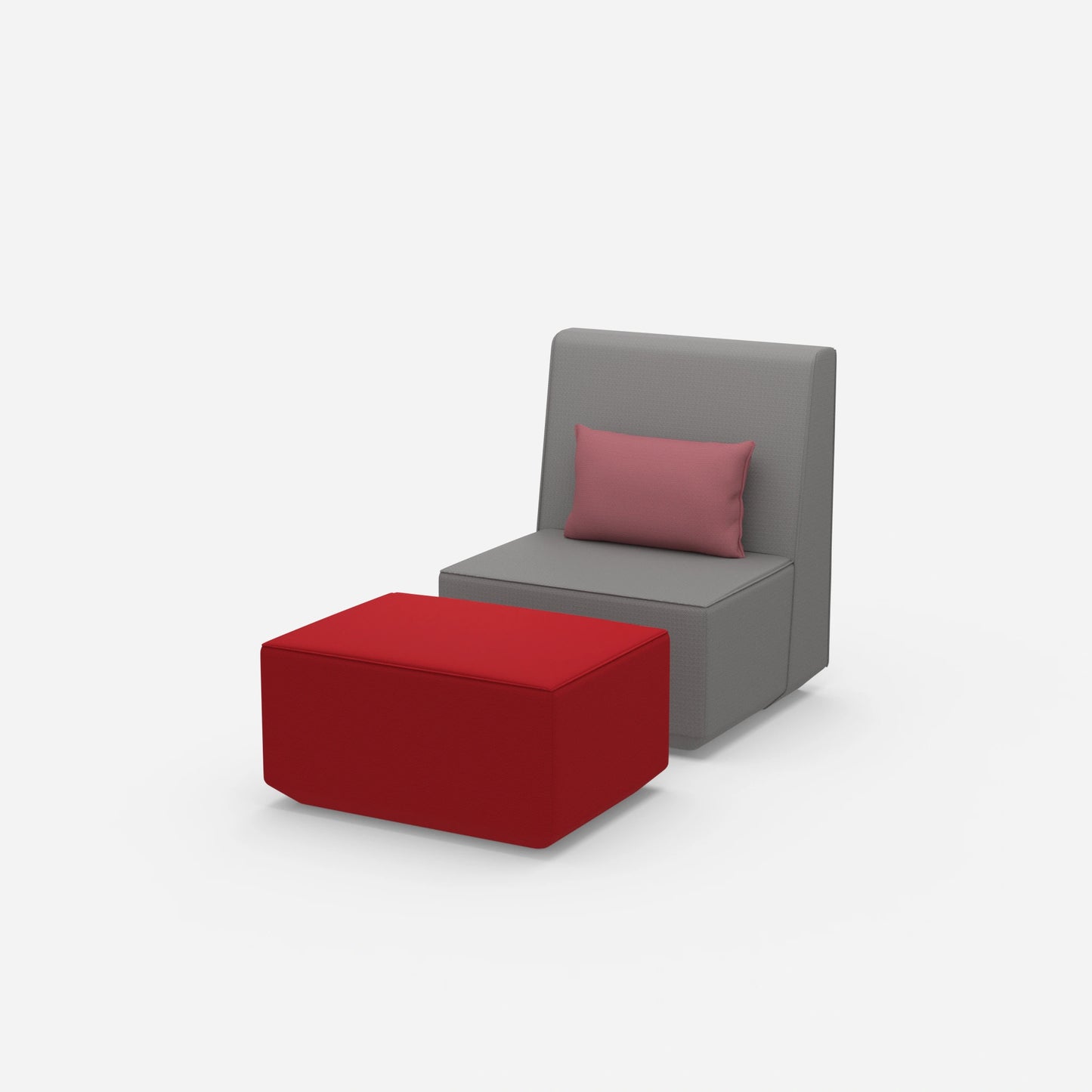 Modularer & bequemer Lesesessel von der Seite