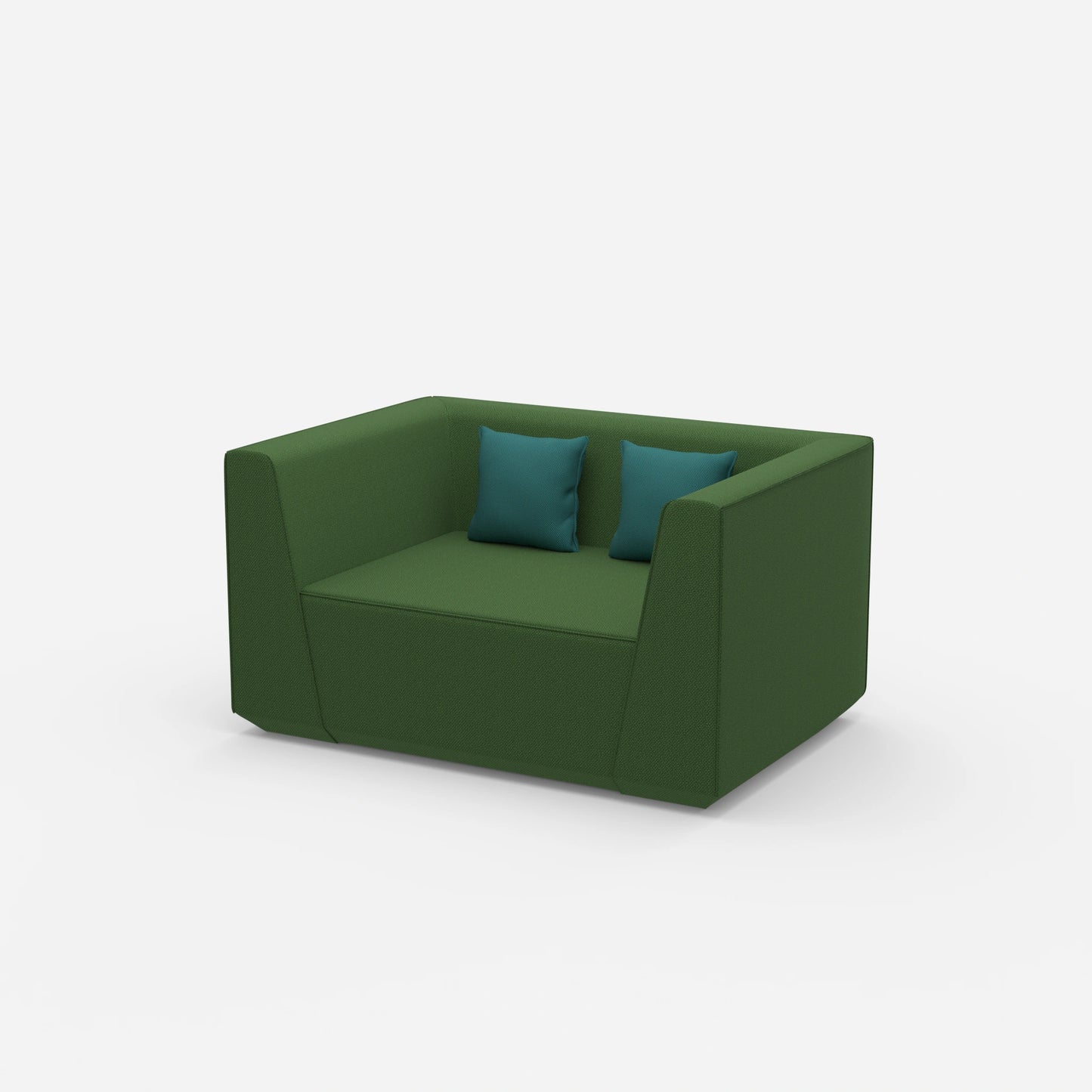 Modularer Lovechair von der Seite