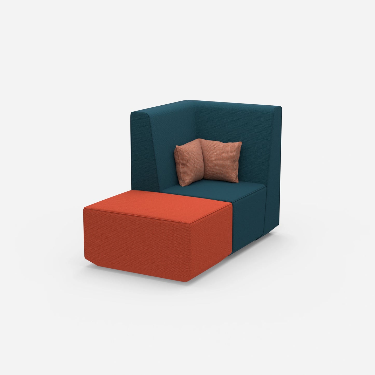 Modularer TV Sessel von der Seite