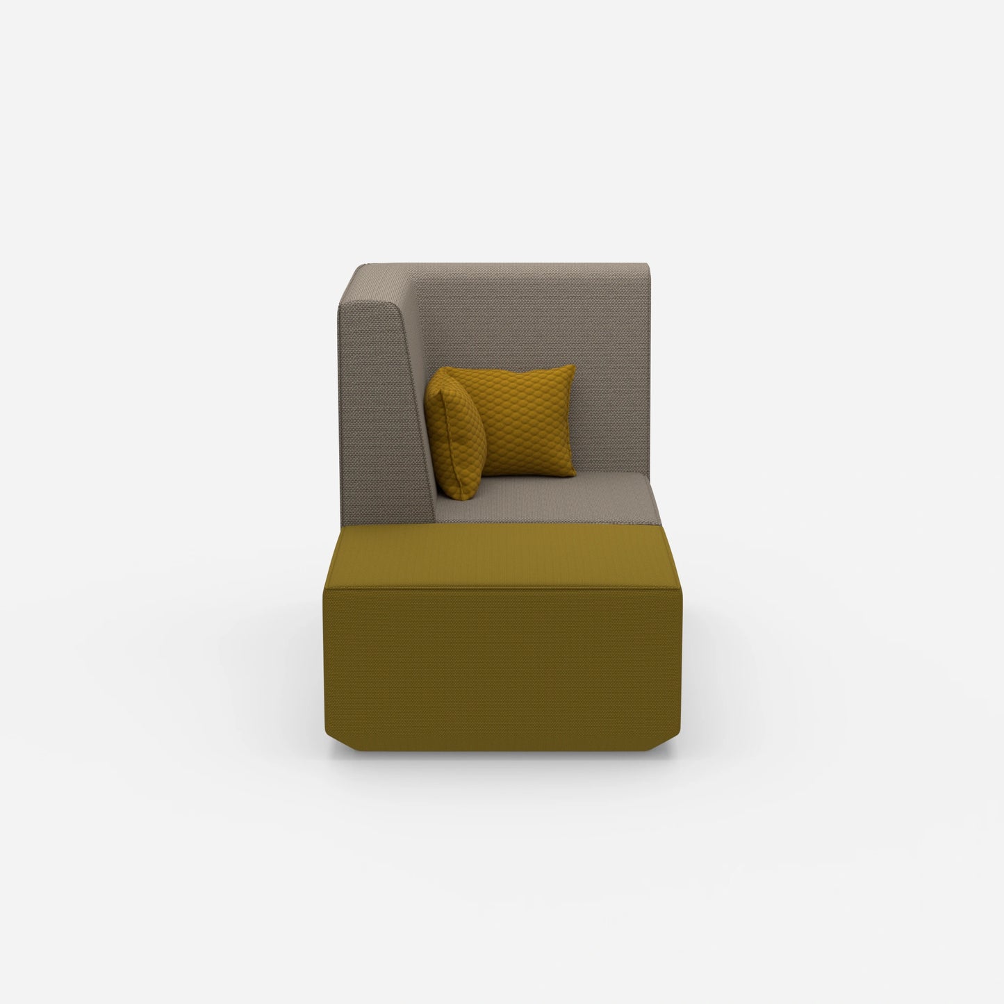 Modularer TV Sessel von vorne