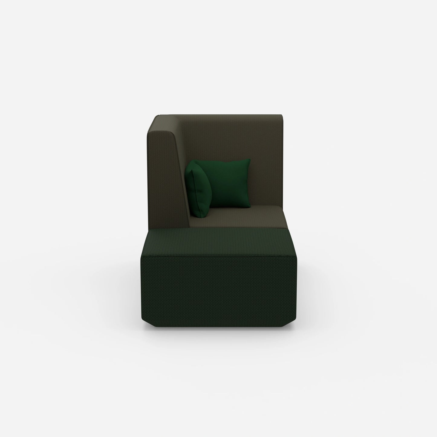 Modularer TV Sessel von vorne