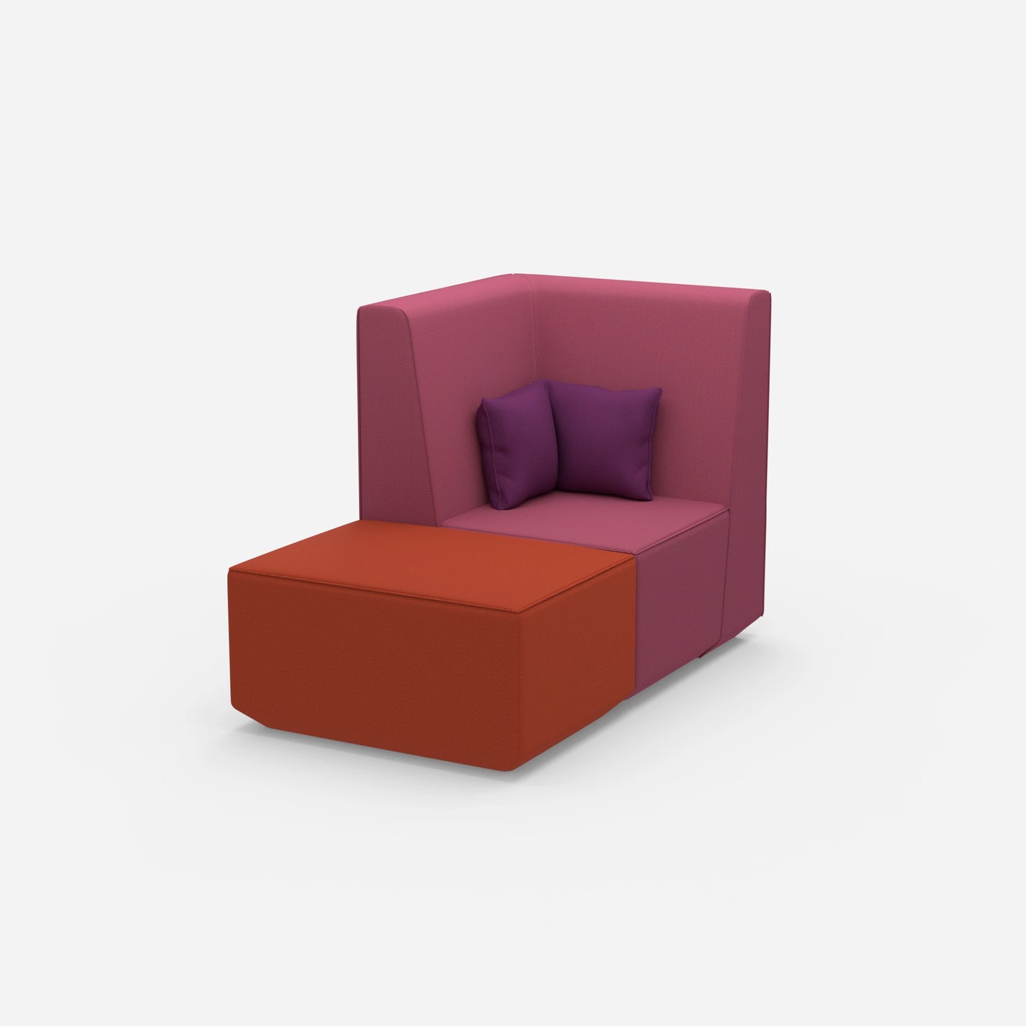 Modularer TV Sessel von der Seite