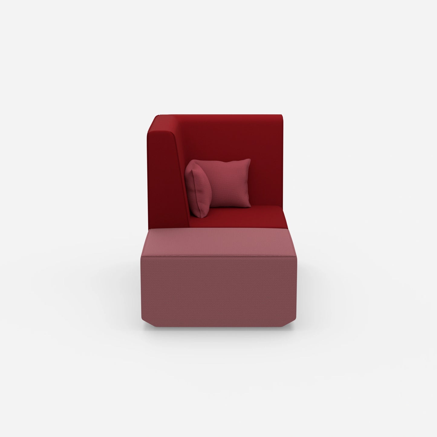 Modularer TV Sessel von vorne