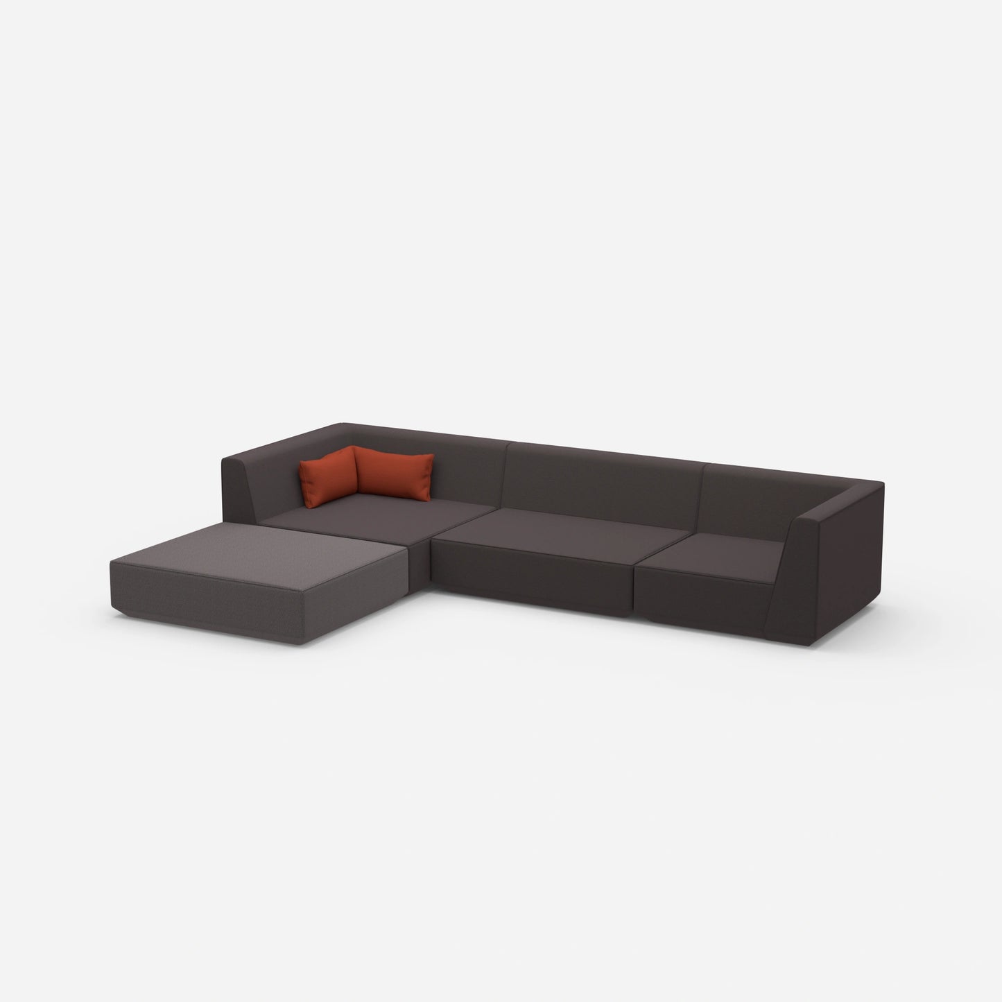 Modulares Sofa zum Schlafen von der Seite