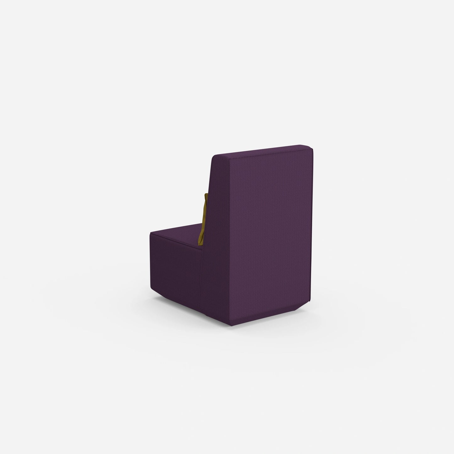 Schmaler Sessel 60 cm breit von hinten