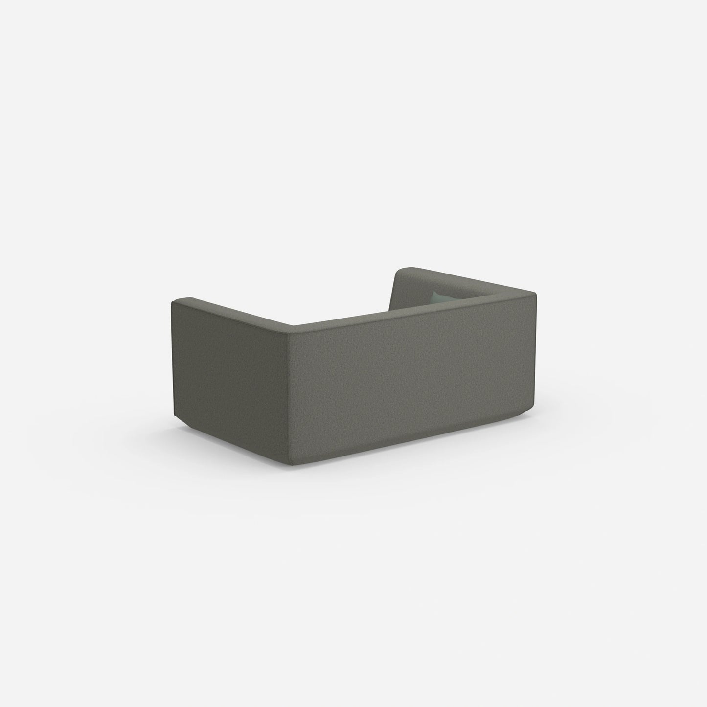 Sofa 2 Sitzer modern von hinten