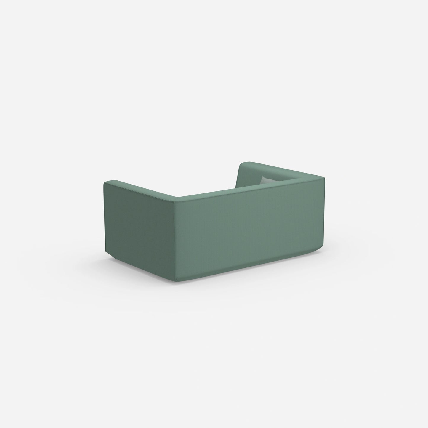 Sofa 2 Sitzer modern von hinten