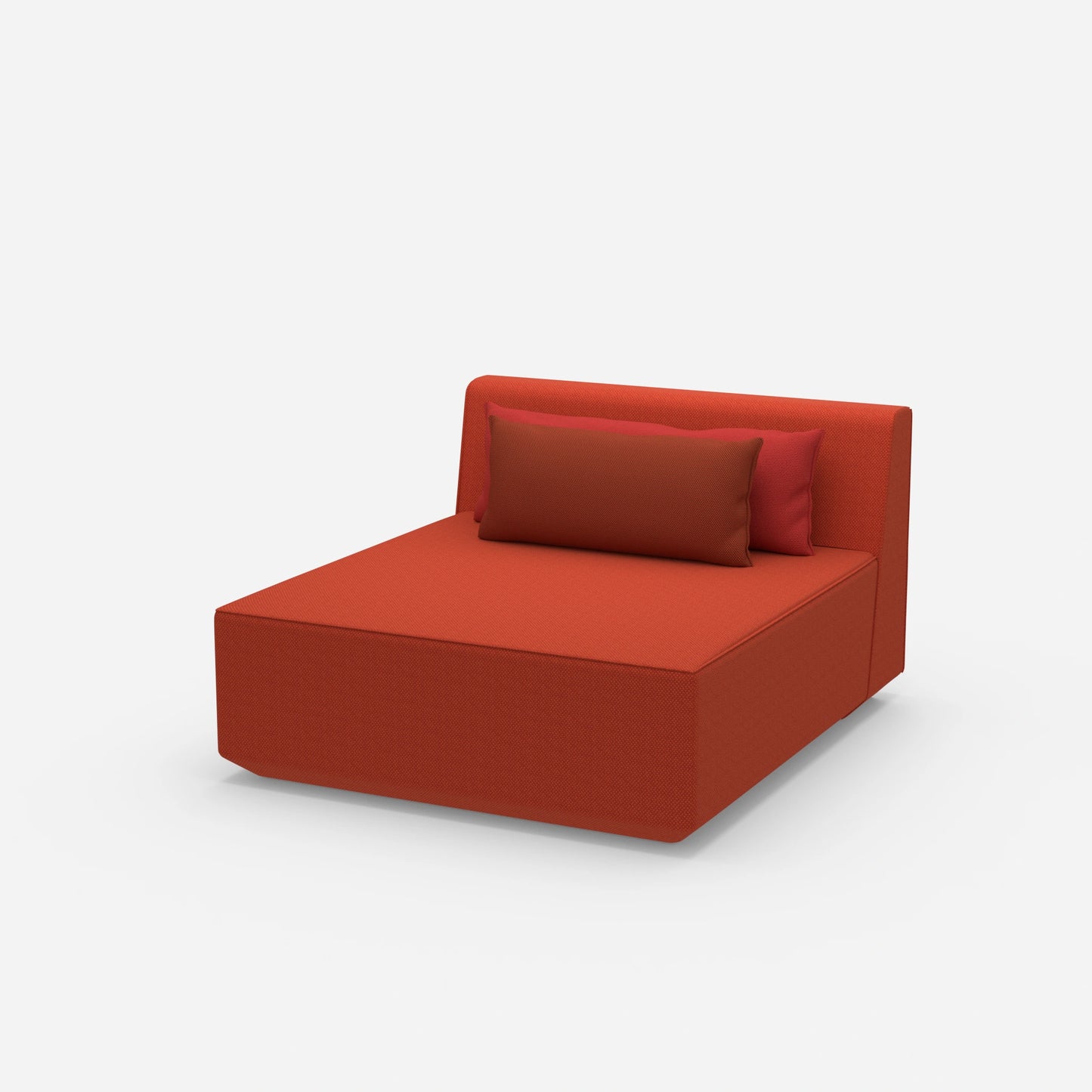Sofa Recamiere breit von der Seite