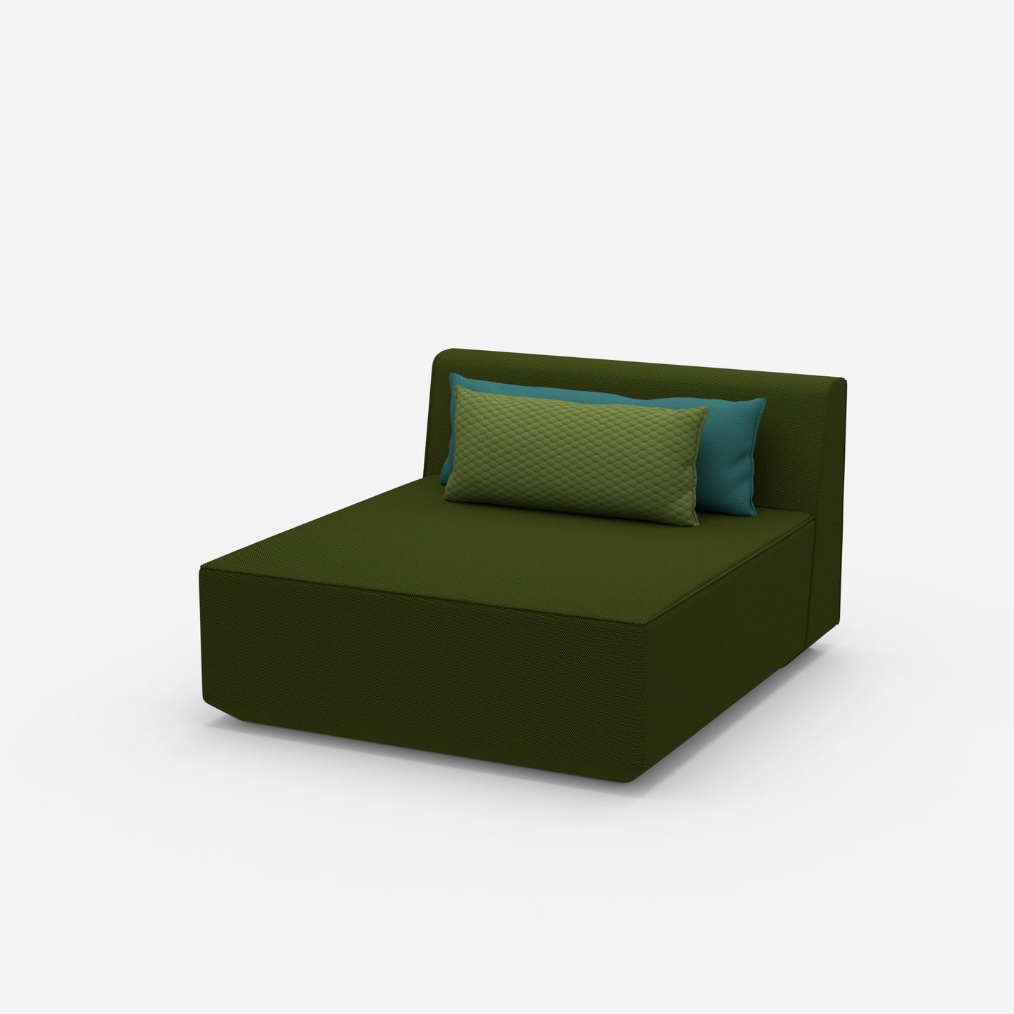 Sofa Recamiere breit von der Seite