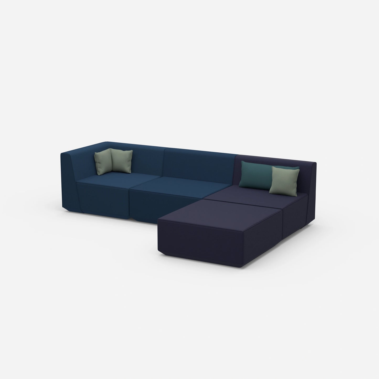 Sofaecke hochwertig von der Seite