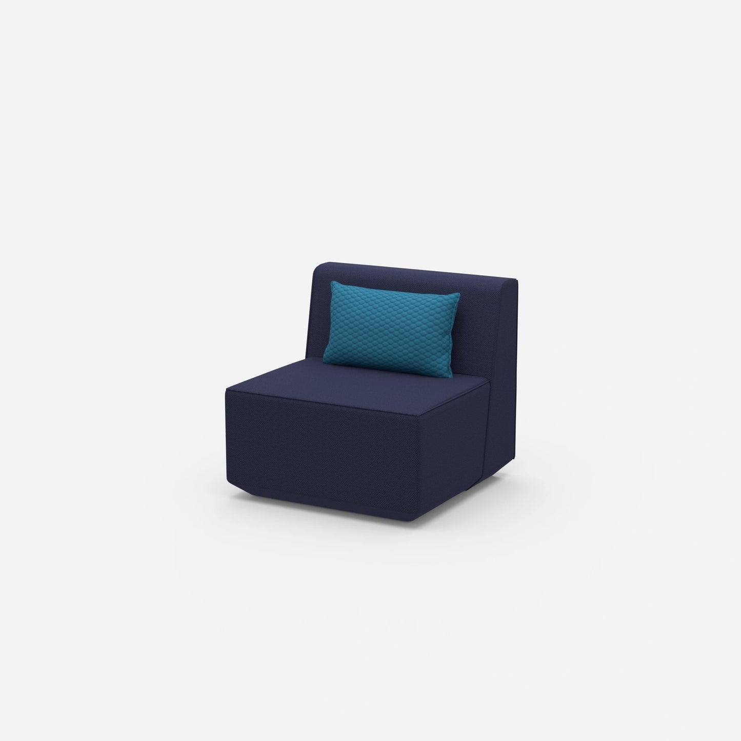 Comfortable armchair for reading from the side