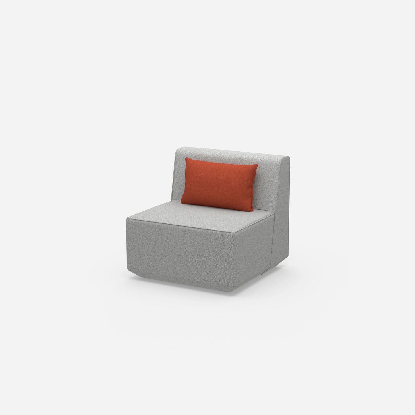 Comfortable armchair for reading from the side