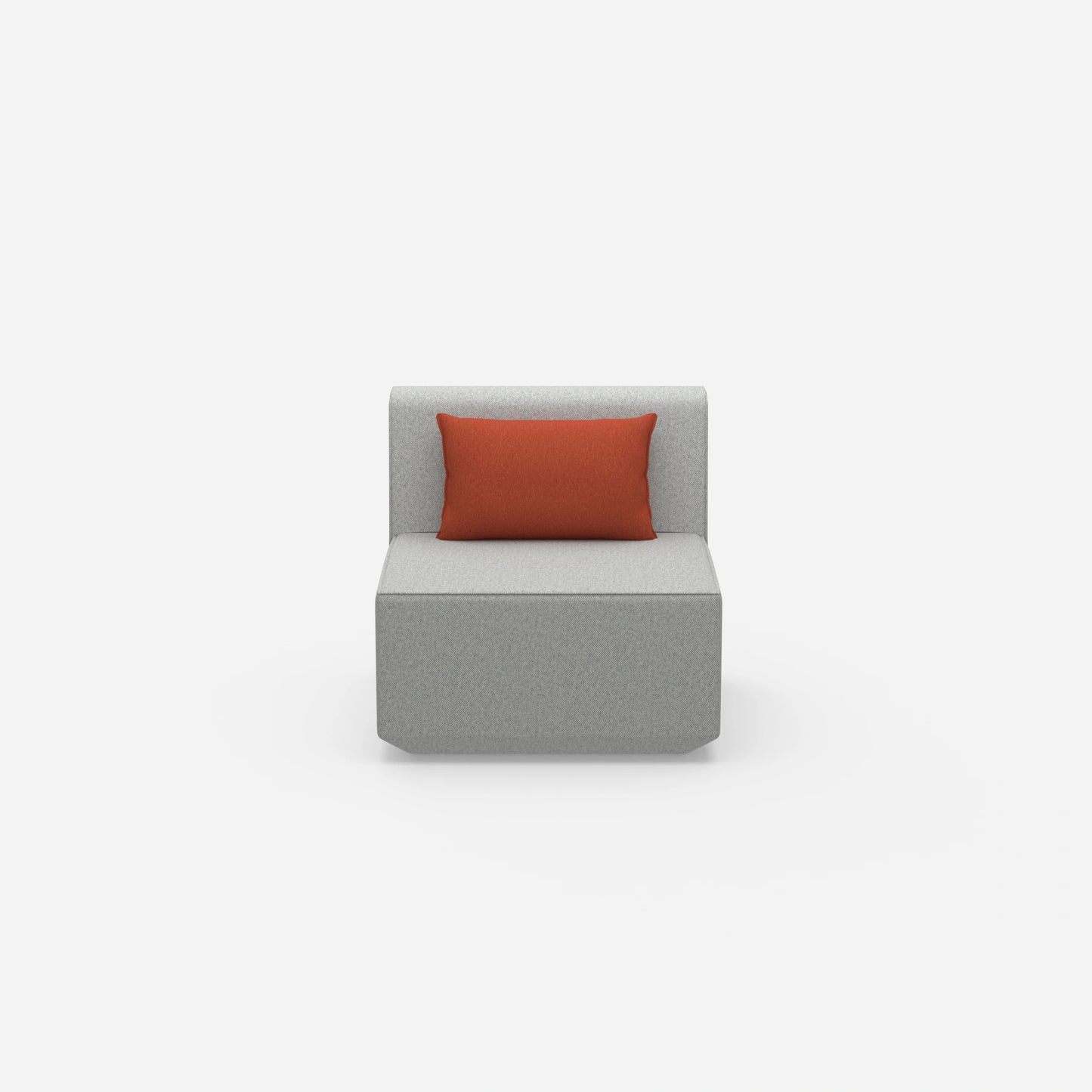 Comfortable armchair for reading from the front