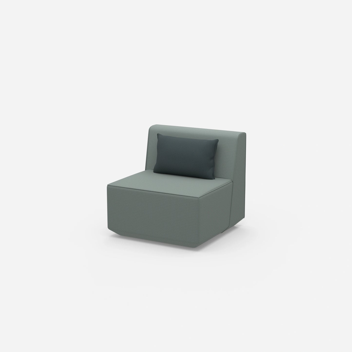 Comfortable armchair for reading from the side