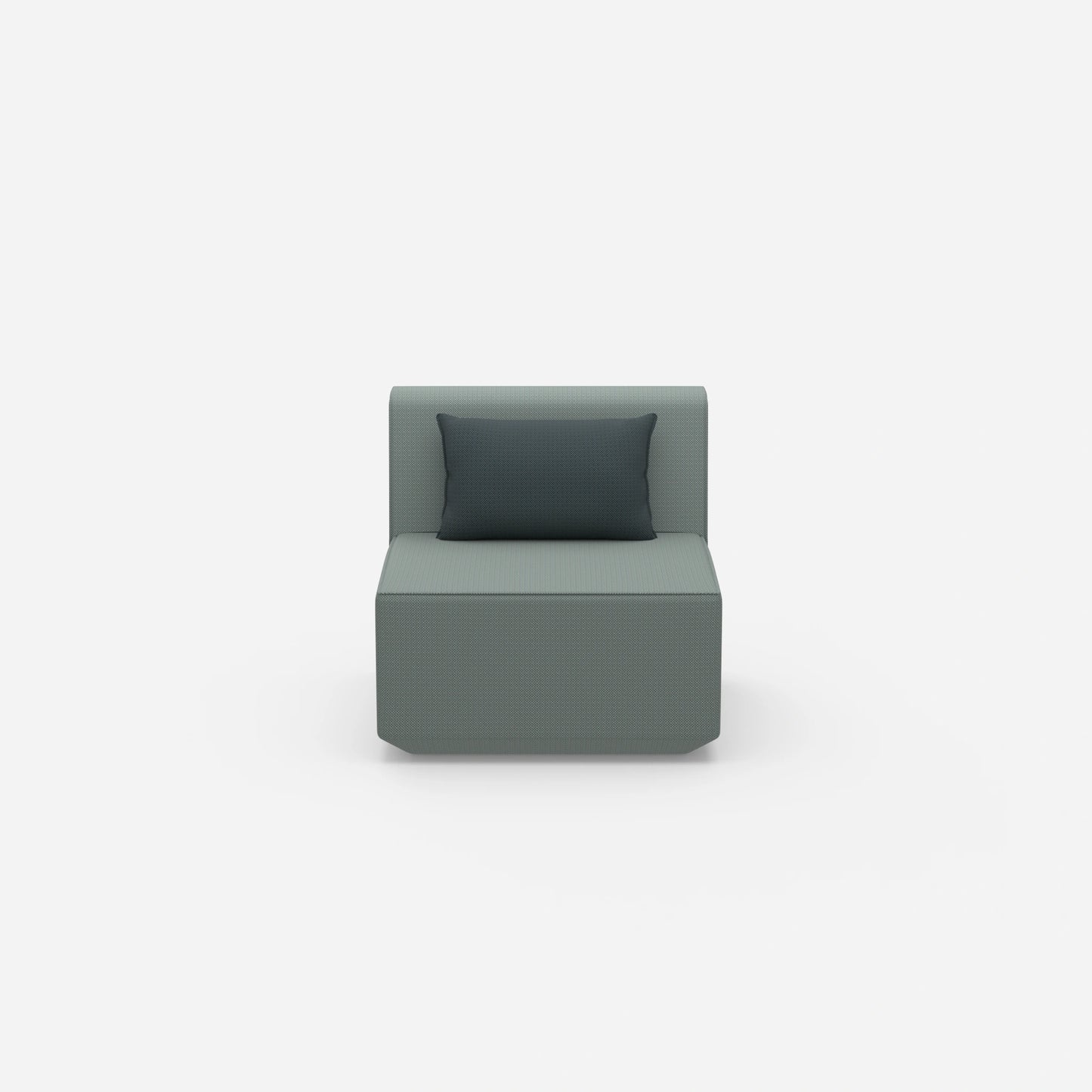 Comfortable armchair for reading from the front