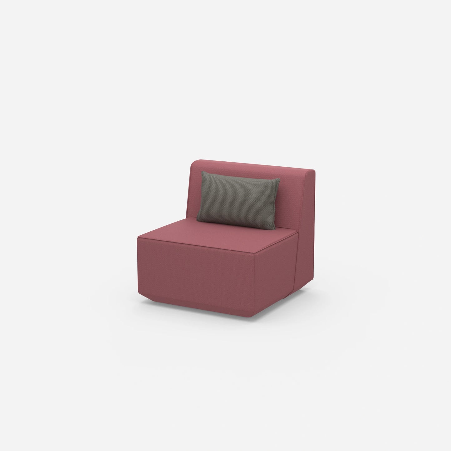 Comfortable armchair for reading from the side