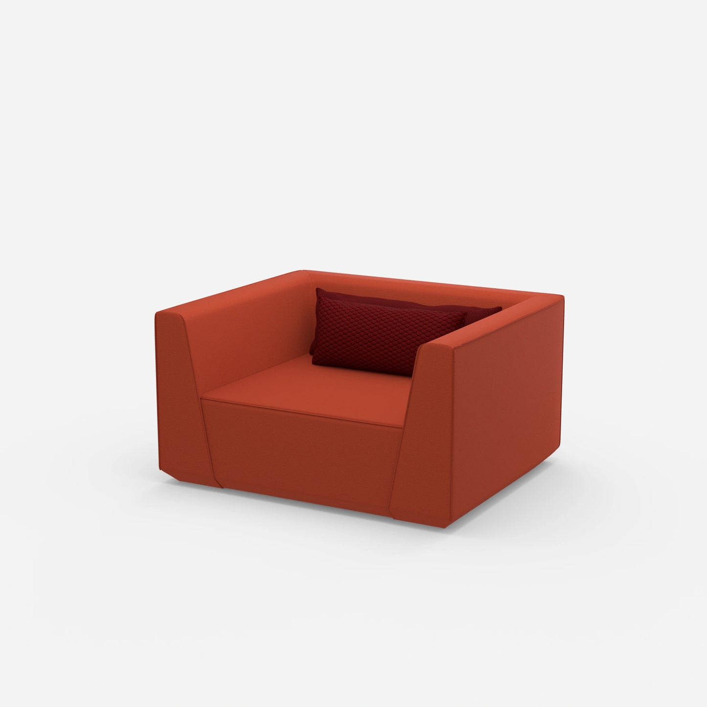 Large armchair from the side