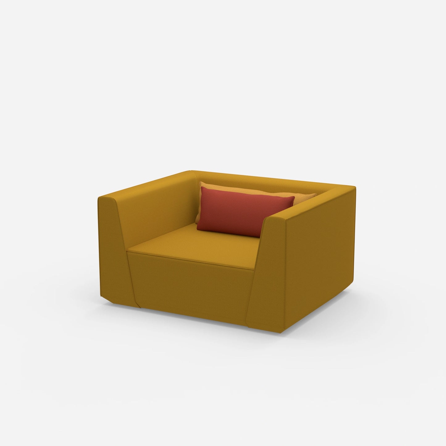 Large armchair from the side