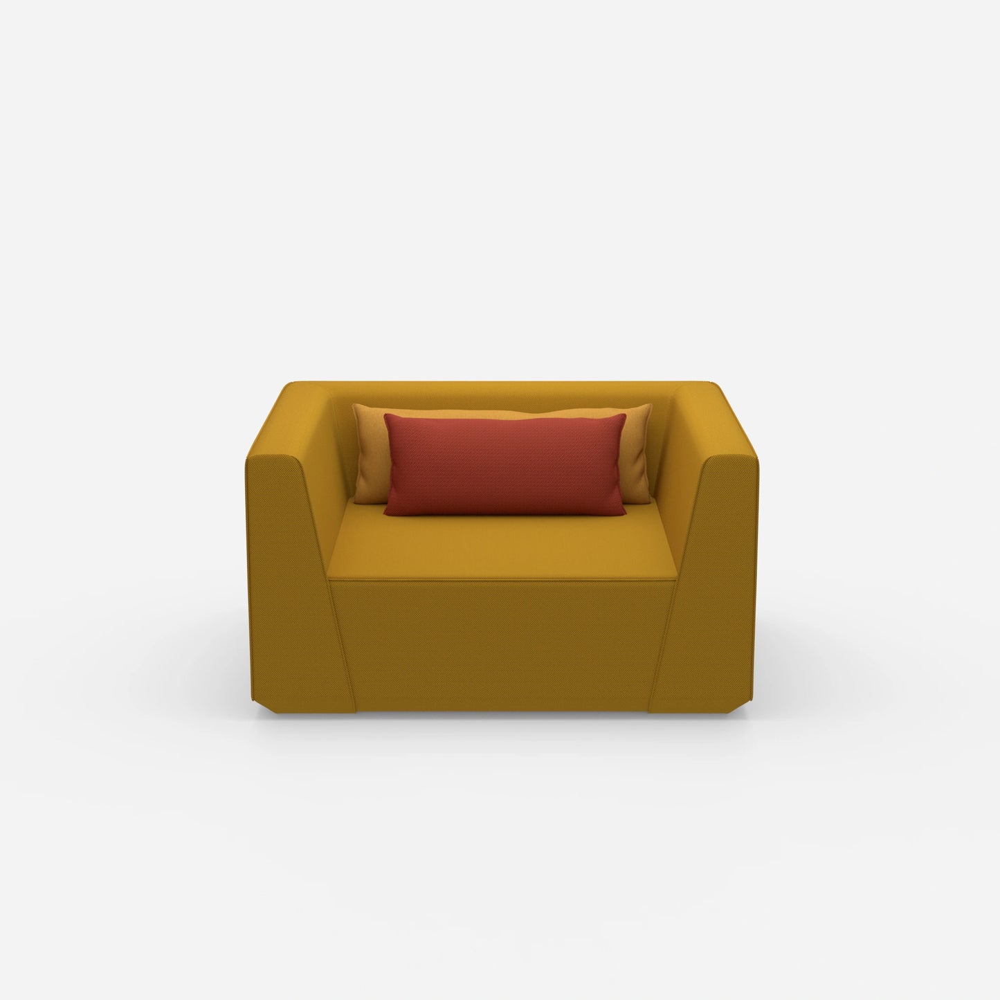 Large armchair from the front