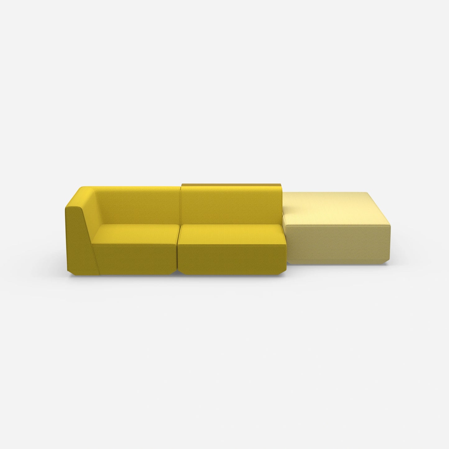 Creative sofa island from the front
