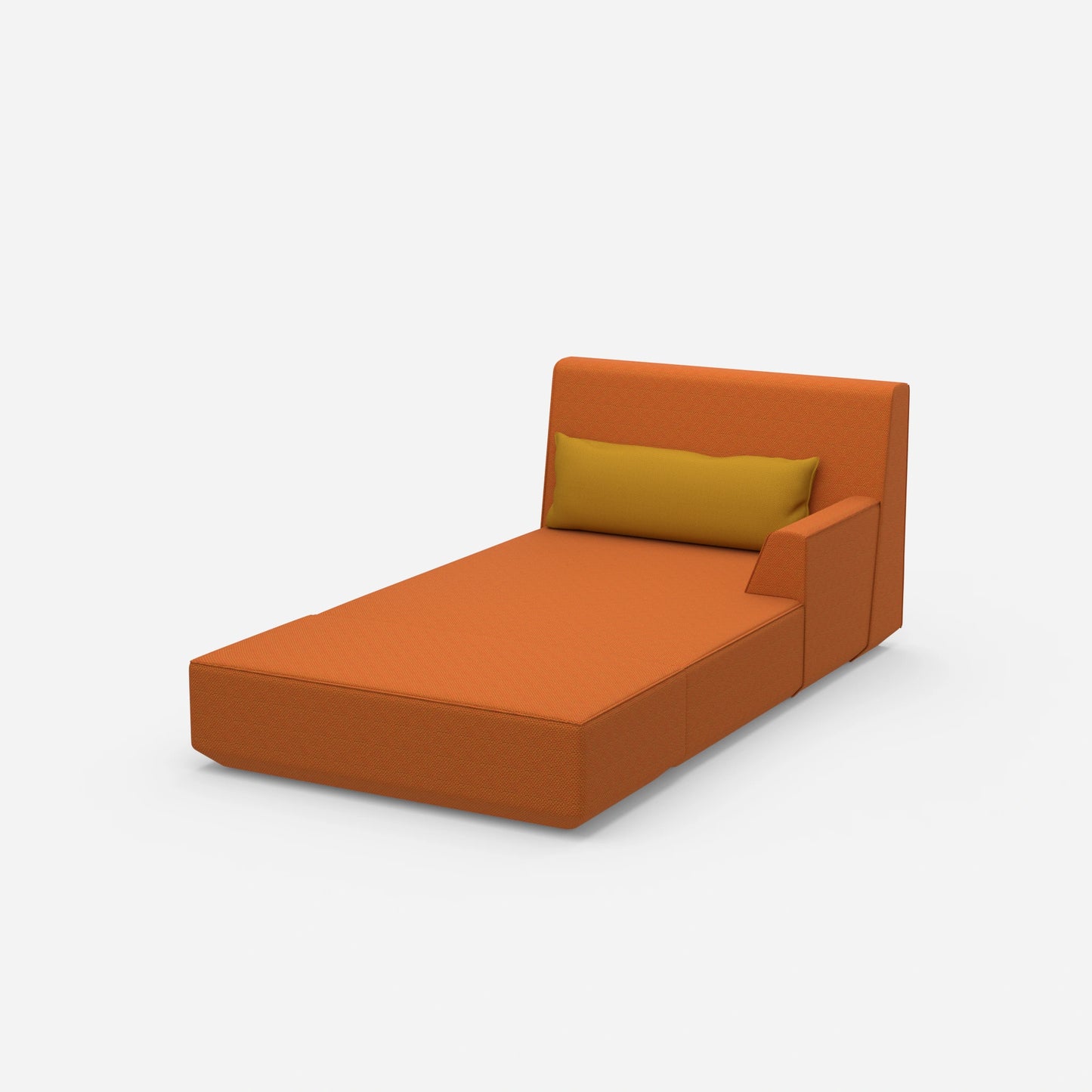 Modern recamiere for sleeping from the side