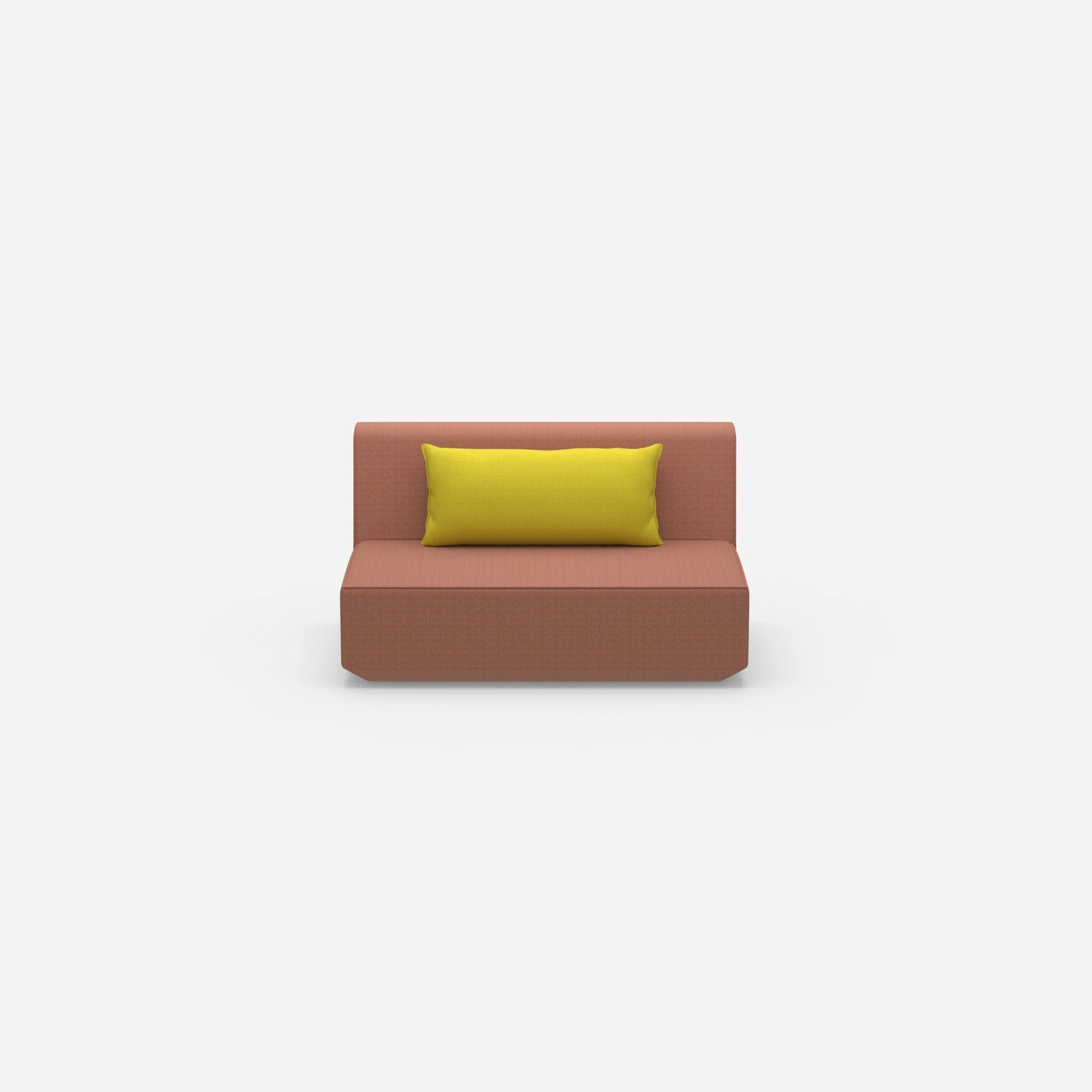 Modular sofa 120 cm wide from the front