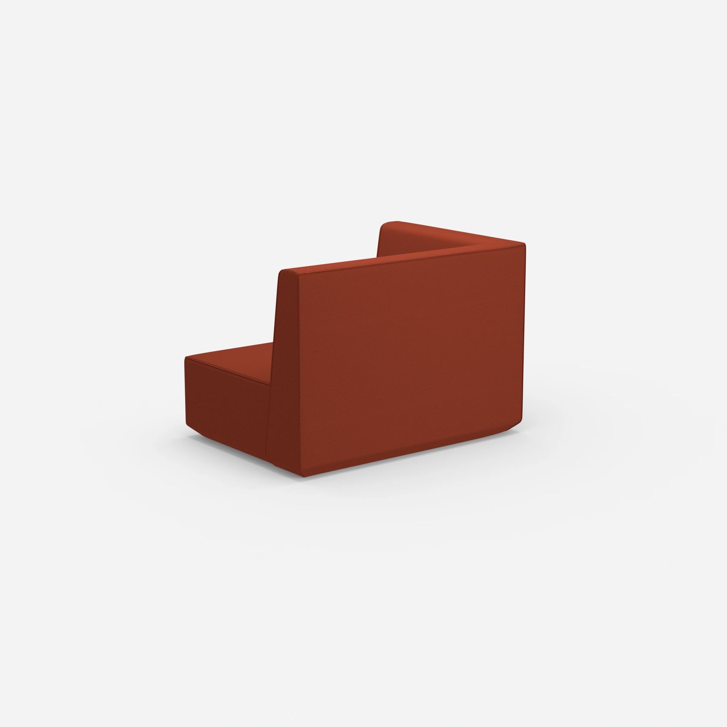 Modular sofa 140 cm wide from the back